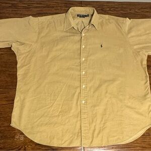 Polo Ralph Lauren Corduroy Tan Casual Shirt